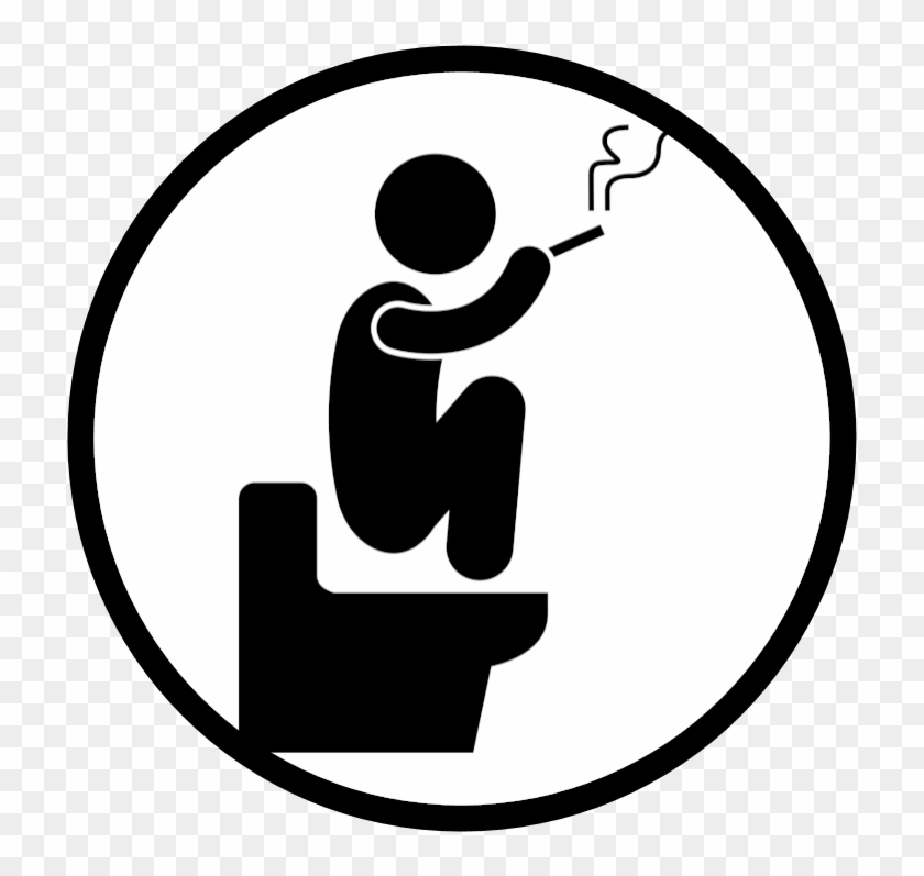 My Health Is In The Toilet - Pictogram Toilet #826102