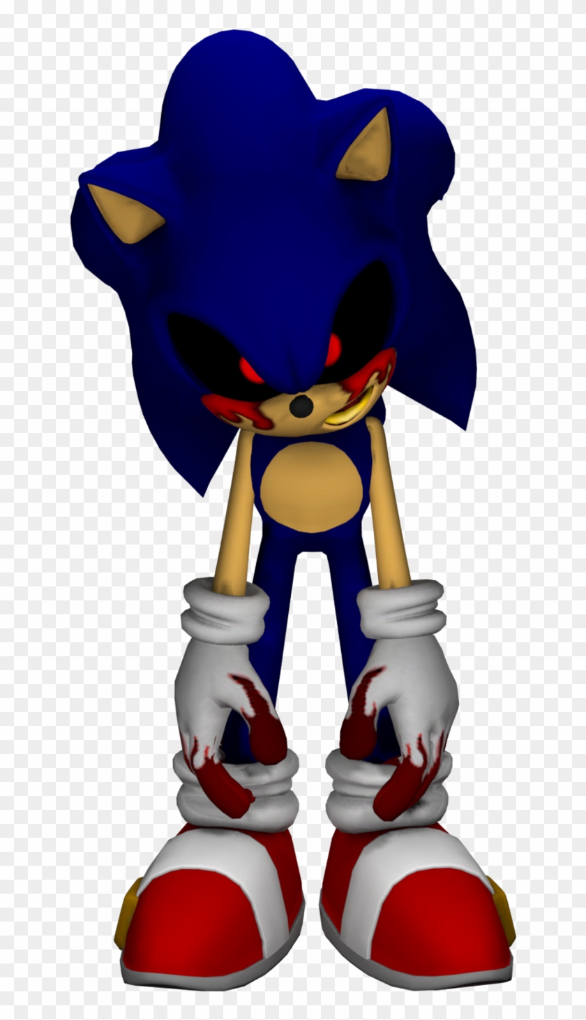New Sonic Exe Model By Foxmaster55-d9jri5r - Sonic Exe Png #826146