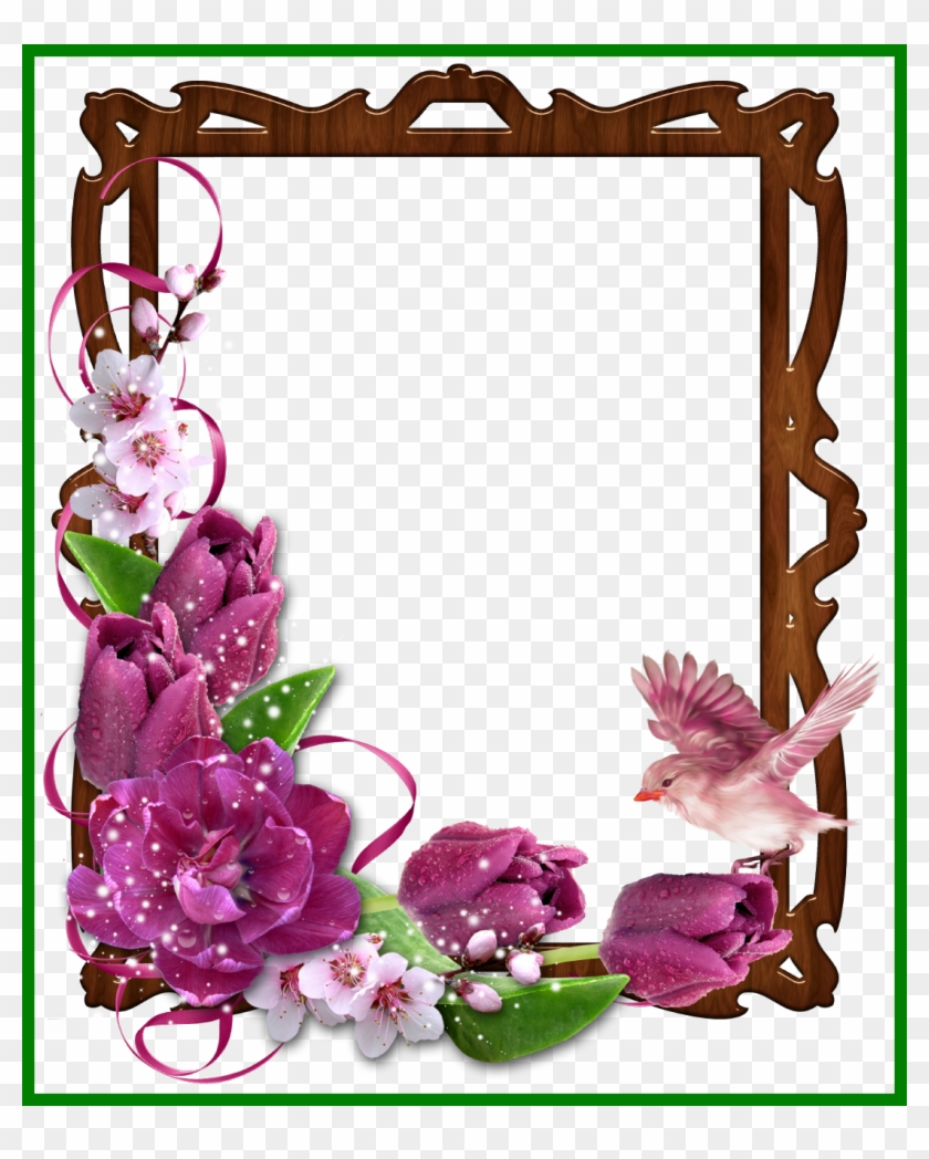 Red Rose Border Red Rose Borders And Frames Appealing - Flower And Ribbon Border Cliparts #826213