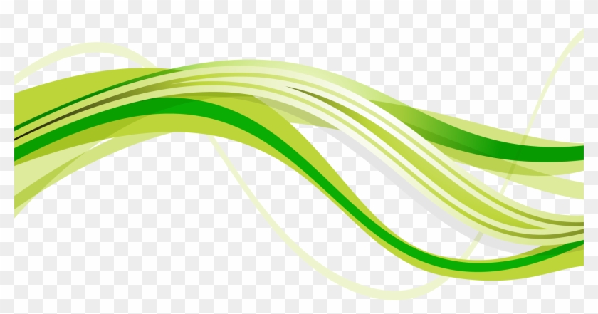 Wave Vector Png Thewealthbuilding - Lines Vector Png Green #826216