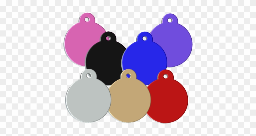 Round Aluminium Pet Tags Tab - Round Aluminium Pet Tags Tab #826229