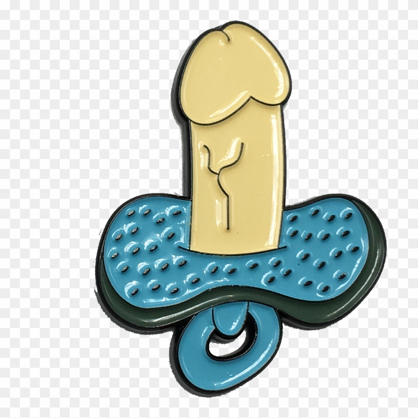 Penis Pacifier Pin - Pacifier #826261