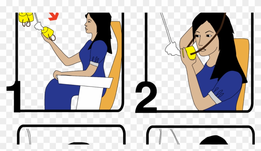 Airplane Oxygen Mask Instructions #826382