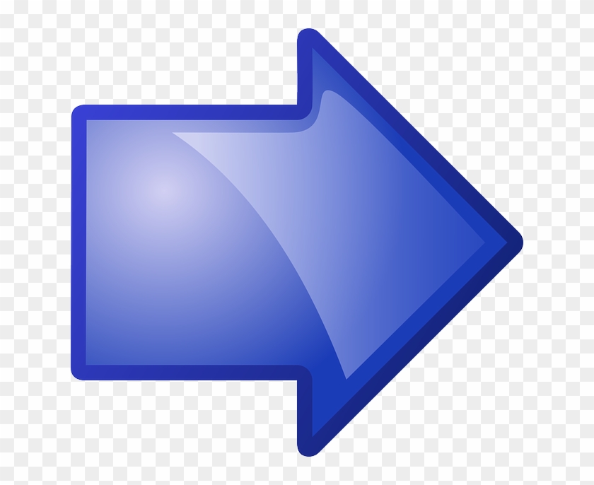Computer, Icon, Left, Right, Blue, Arrow, Going - Blue Arrow Pointing Right #826457