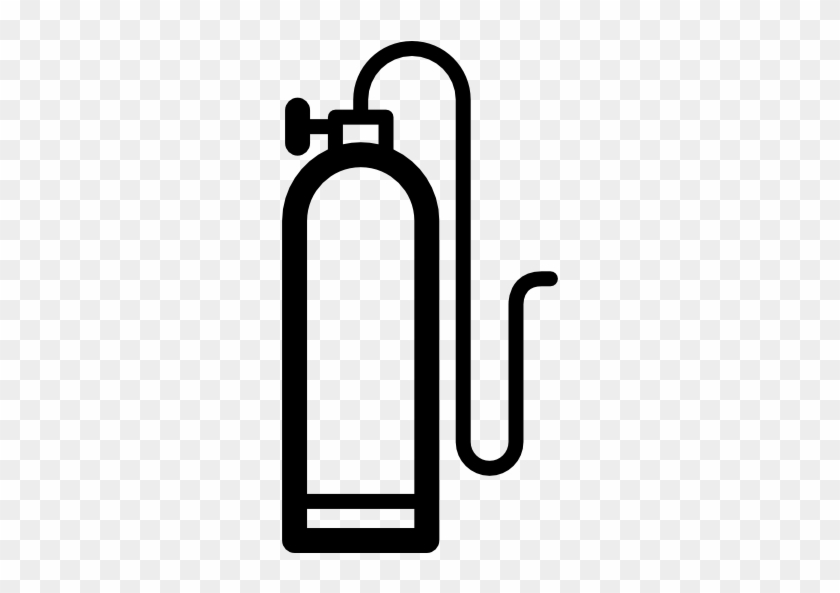 Oxygen Tank Free Icon - Dibujos De Tanques De Oxigeno #826459