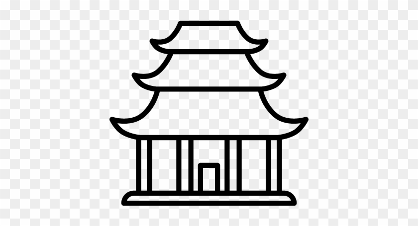 Chinese Temple Vector - Chinese Temple Logo #826599