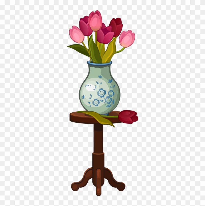 Tulips In Vases - Portable Network Graphics #826655