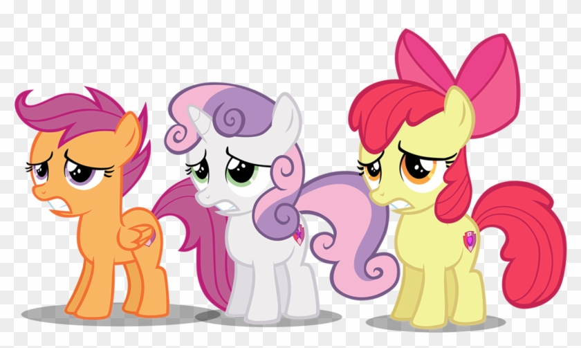 Nervous Cmc's By Hendro107 - Sweetie Belle My Little Pony Friendship Is Magic Cute #826716