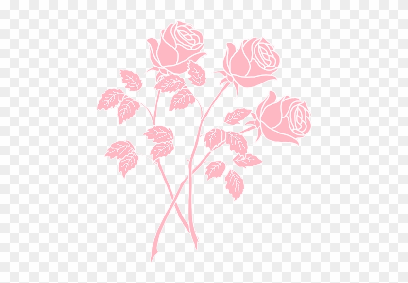 Paper Aesthetics Drawing - Drawing Of Roses Tumblr Pink #826747