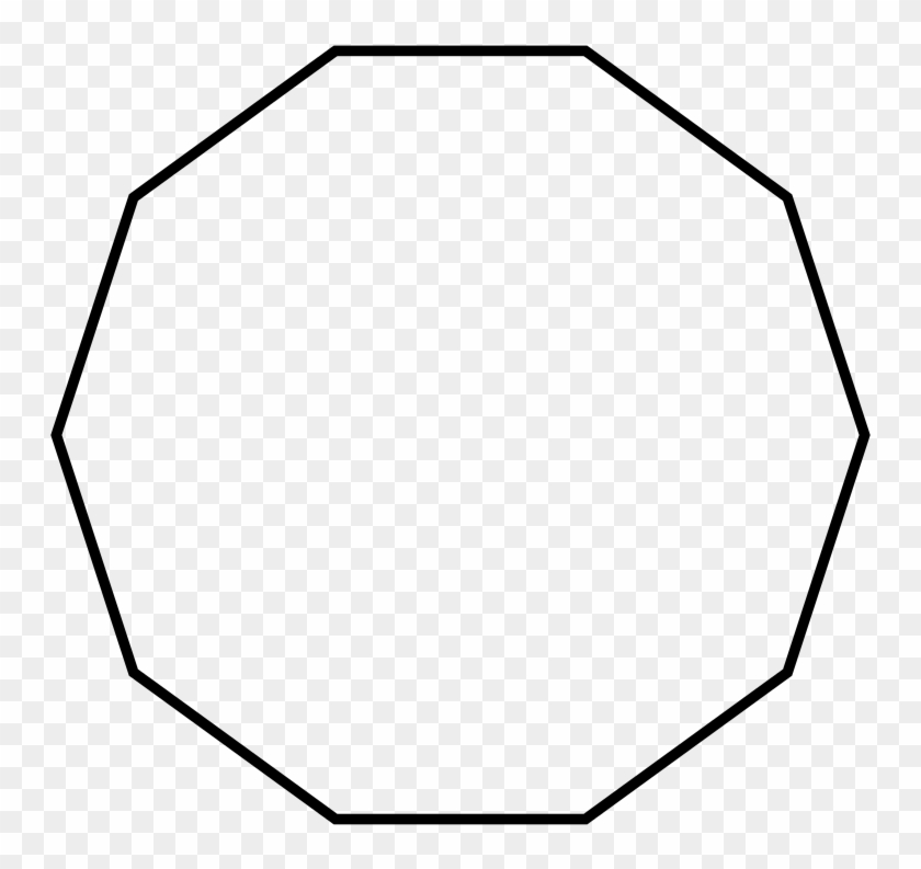 File - Regular Decagon - Svg - Regular Decagon #826831