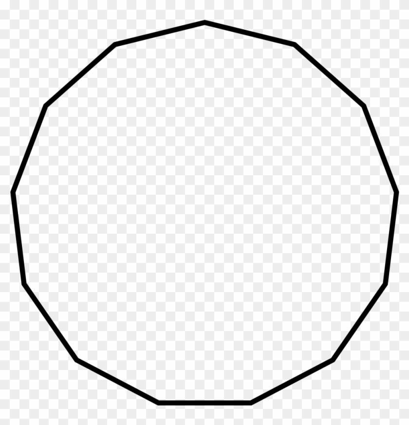 File - Regular Tridecagon - Svg - Polygon With 13 Sides #826832