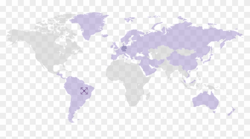 Ampliação Da Rede No Brasil - World Map #826838