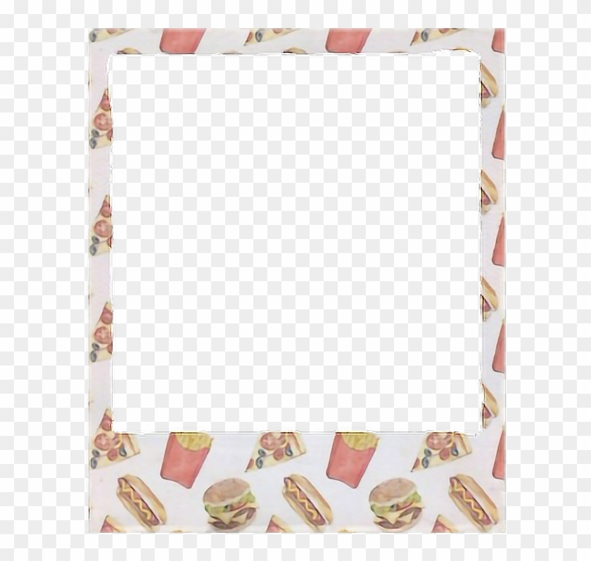 Frame Marco Aesthetic Aesthetics Pizza Sticker Stickers - We Heart It Transparent Polaroid #826921