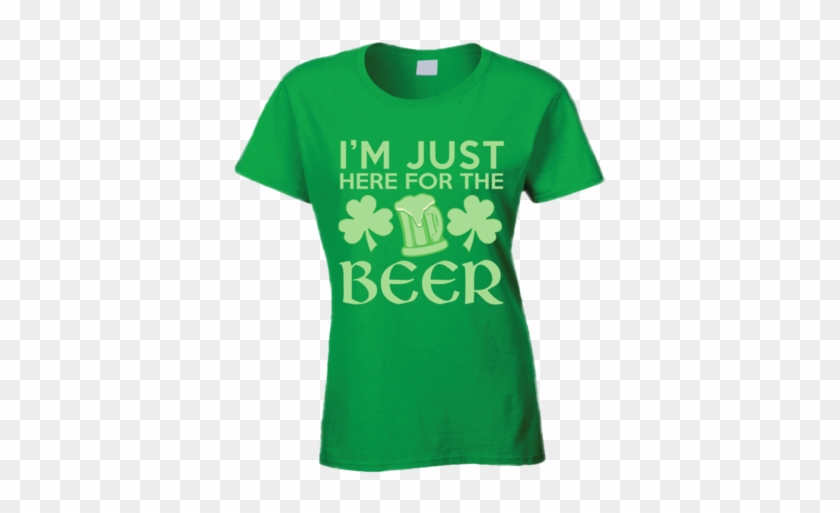 St Patrick's Day Just Here For The Beer T Shirt Ladies - Love My Boyfriend But I Also Love Me Some Luiz Gustavo #827039