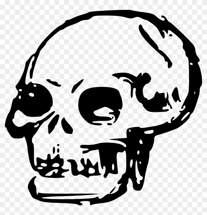 Skeleton Head Clipart Transparent - Skull Clip Arts #827061