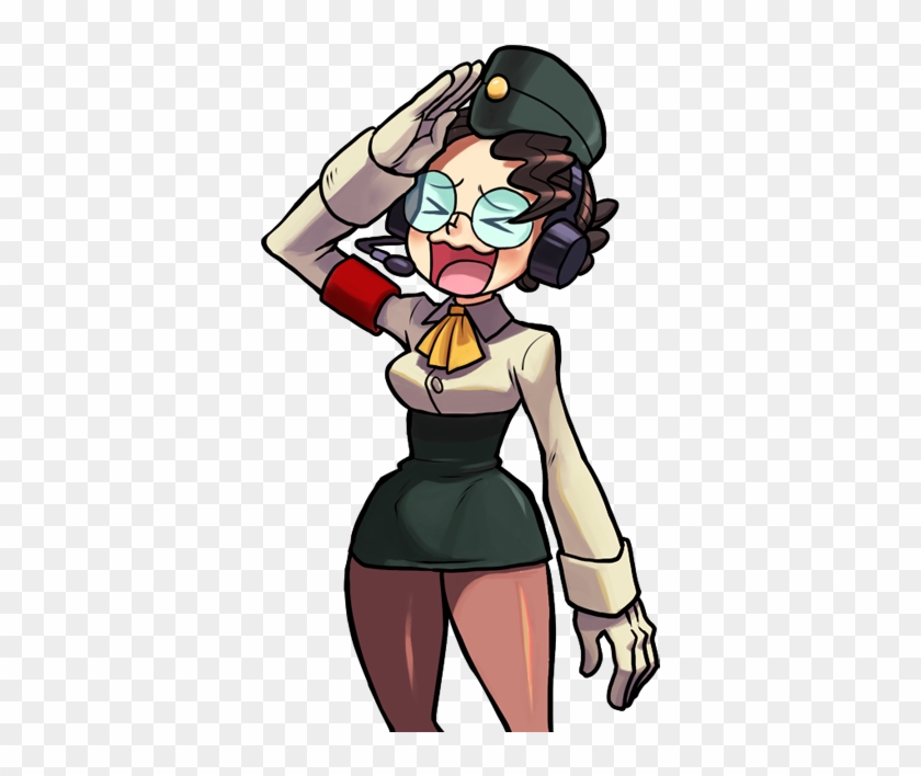 Molly Saluting - Molly Skullgirls #827136