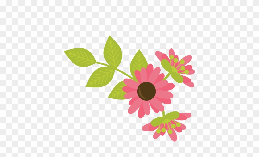 Flower With Vines Png #827217