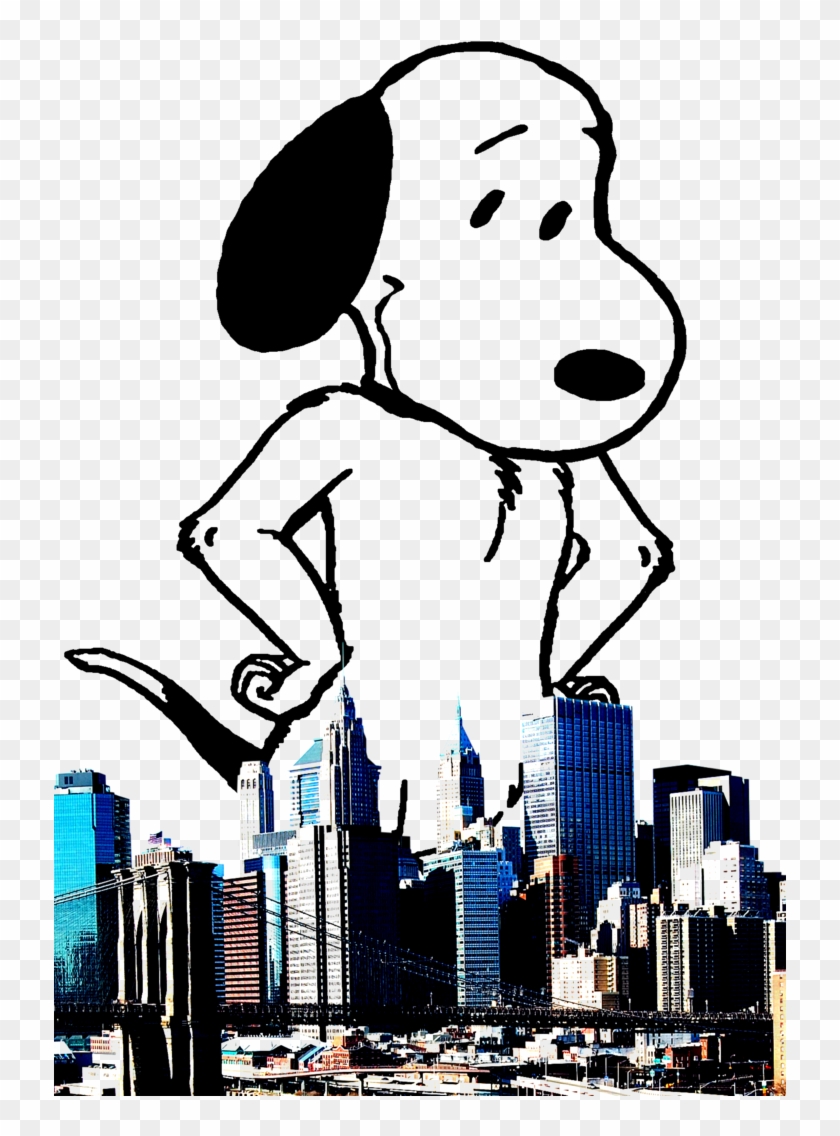 Giant Snoopy Protects New York City By Bradsnoopy97 - New York City #827344