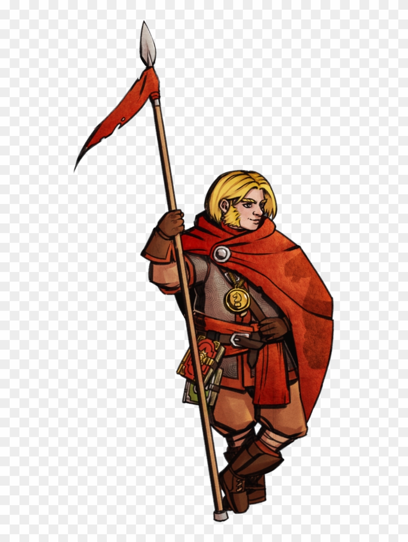 Halfling Priest By Geedert - Halfling With Spear - Free Transparent PNG ...