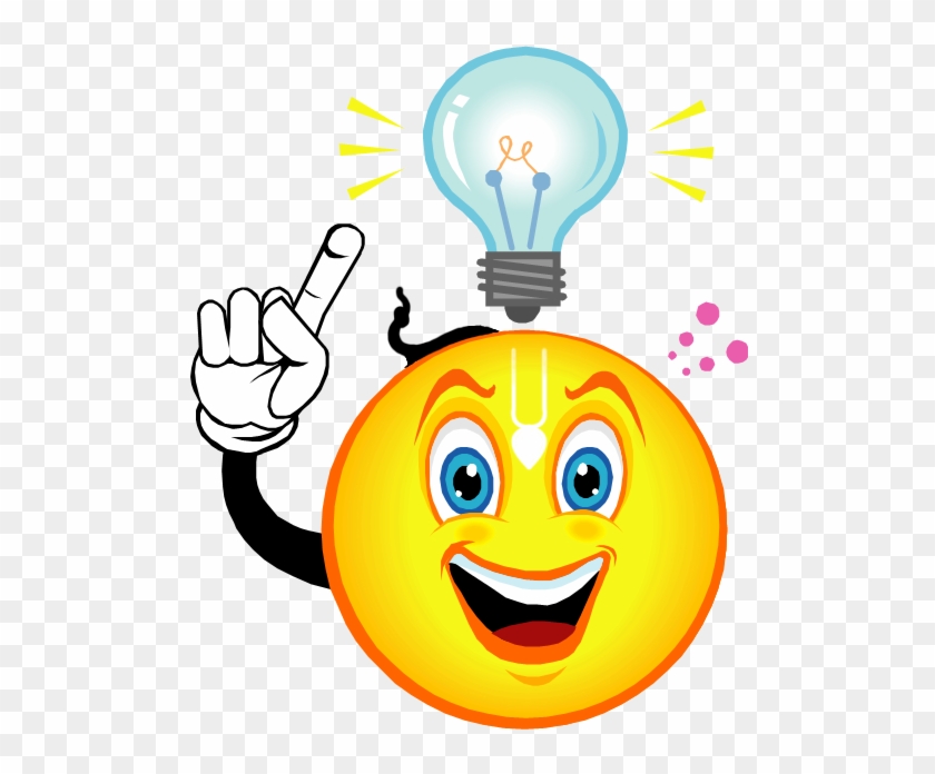 Quiz Clipart - Light Bulb Going Off In Head #827539