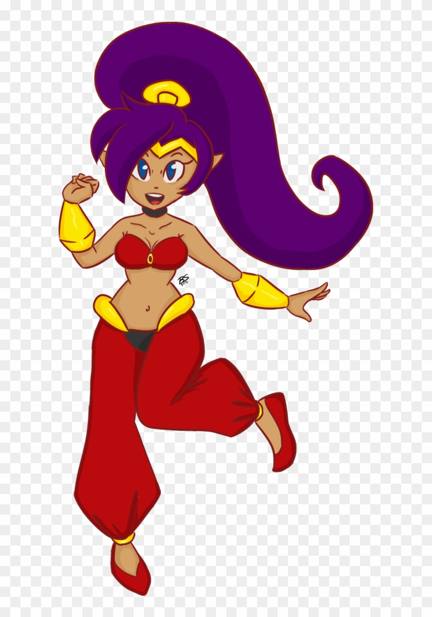 Shantae The Half Genie By Sh0rtpers0n - Cartoon #827604