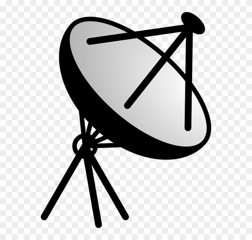 Satellite Clipart Dish - Dish Antenna Clip Art #827659