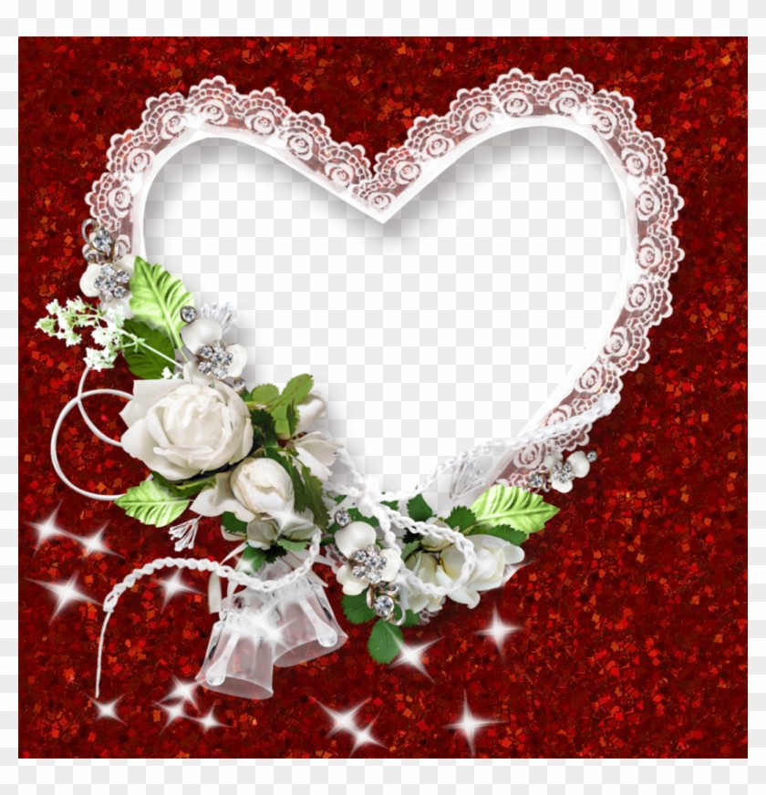 0, - Heart Shape Frame Png #827731