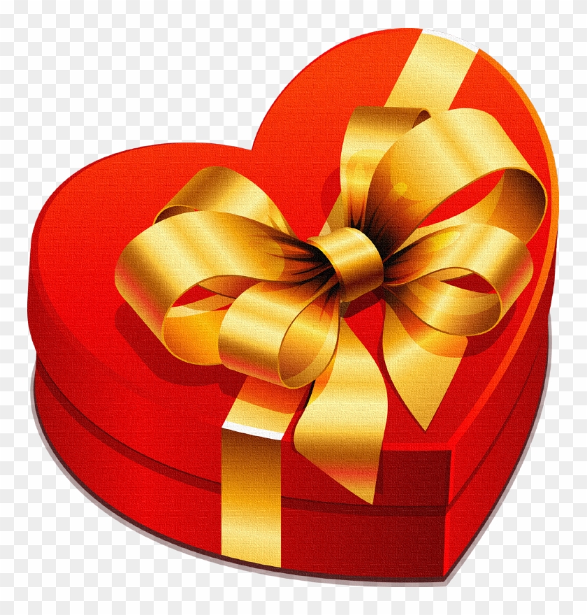 Heart Gift Box Png #827745