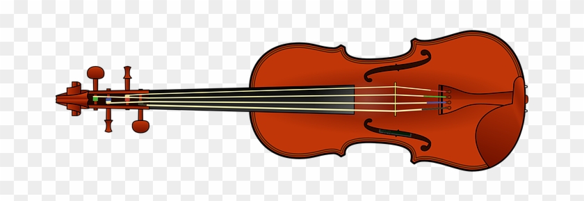Violin Fiddle Instrument Music Melody Viol - Cartoon Fiddle #827748