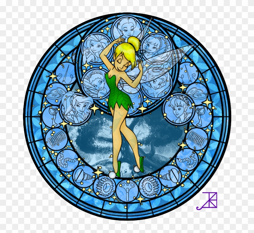 Tinkerbell's Stained Glass Circle - Tinkerbell Stained Glass Iphone X Case #827783