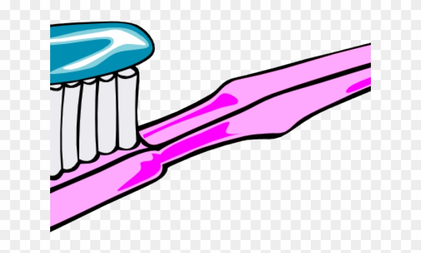 Toothbrush Clipart Pink Toothbrush - Toothbrush And Toothpaste #827835