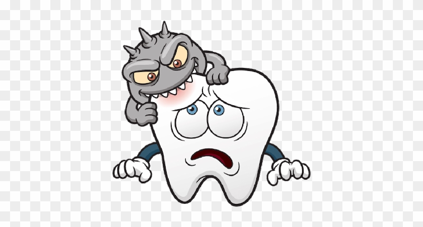 Teeth Clipart - Cartoon Teeth With Cavities #827898