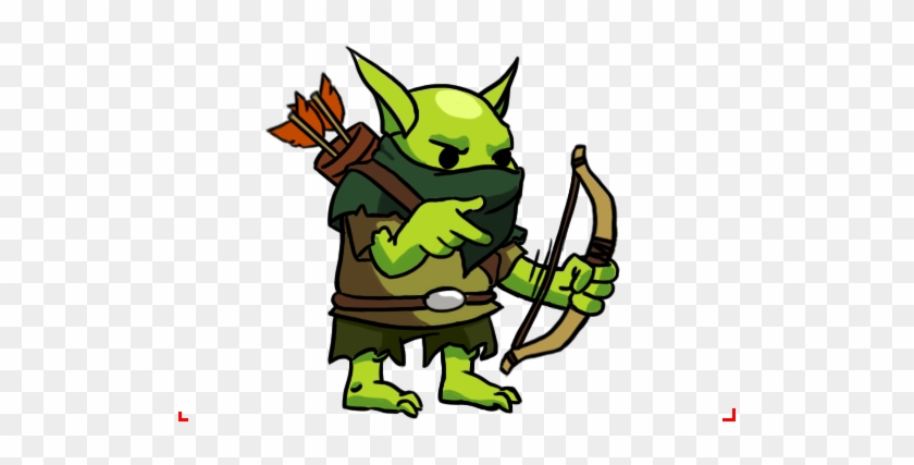 Archer Clipart - Goblin Archer Png #827956