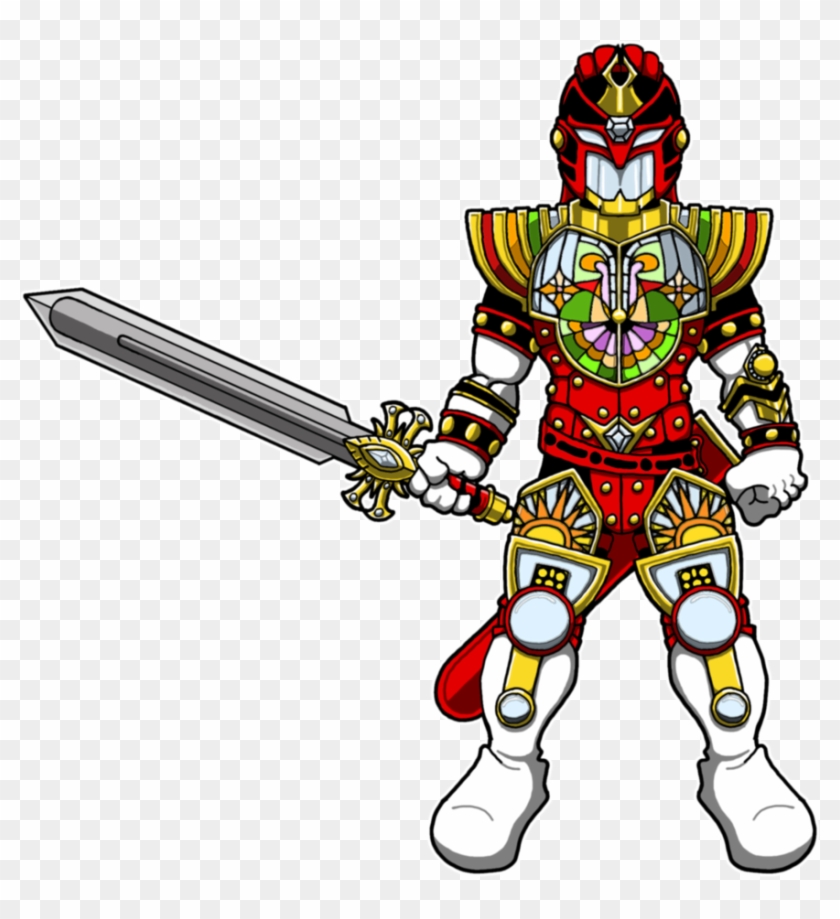 Gunmetalblack's Stained Glass Knight By - Illustration #828152