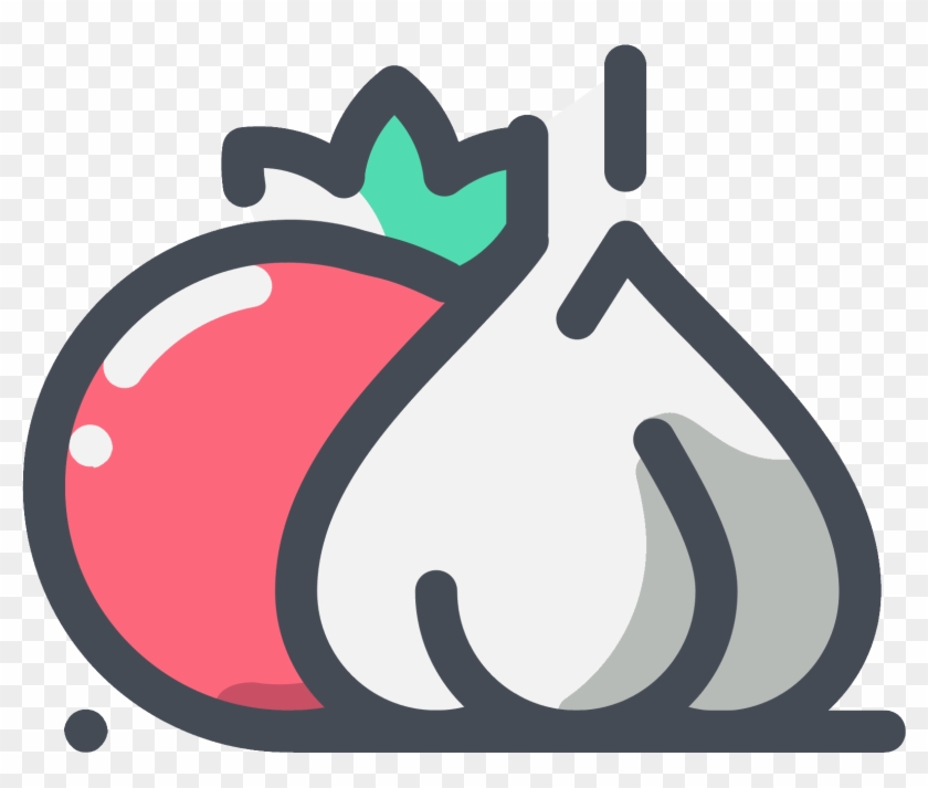 Tomato And Garlic Icon - Png Tomato #828195