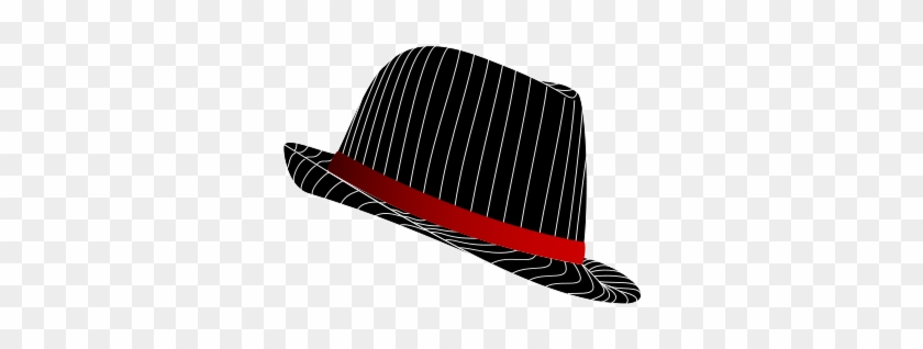 Similar Clip Art - Black Fedora Clip Art #828203