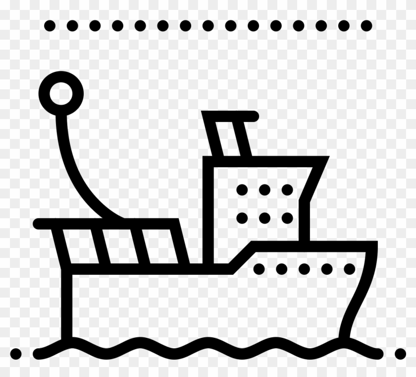 Moored Boat Icon - Boat #828464