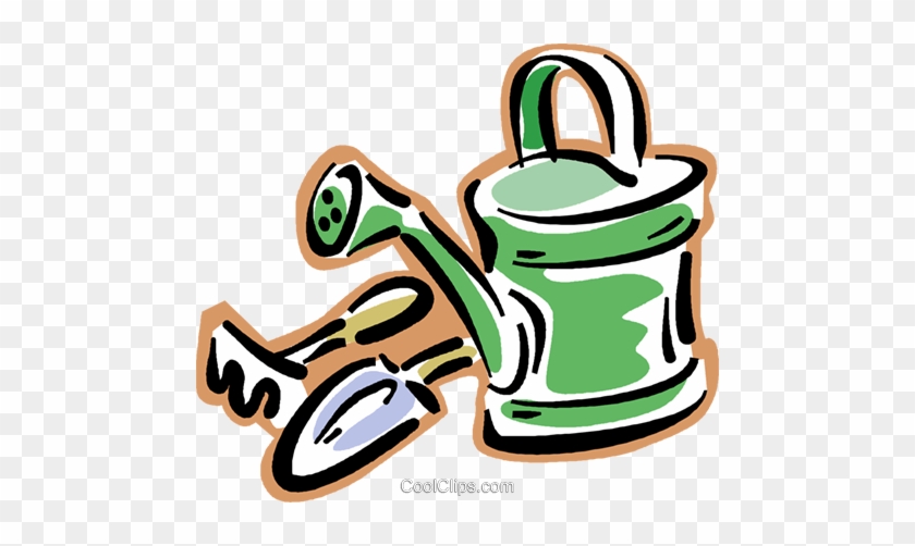Watering Can With Gardening Tools Royalty Free Vector - Garden Club #828506