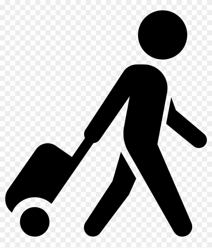 Person Icons Luggage - Traveling Icon #828525