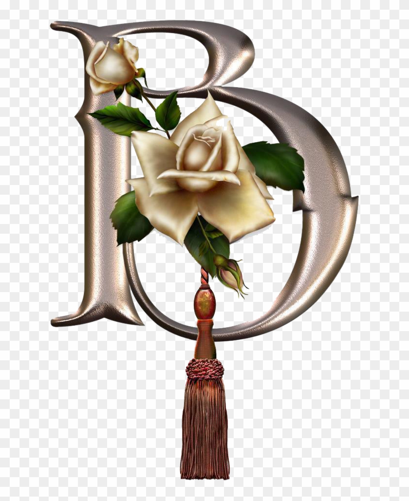 Alfabeto Con Rosas - Alfabeto Con Una Rosas #828540