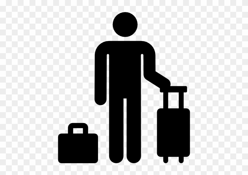 Person Icons Luggage - Holiday Icon Png #828552