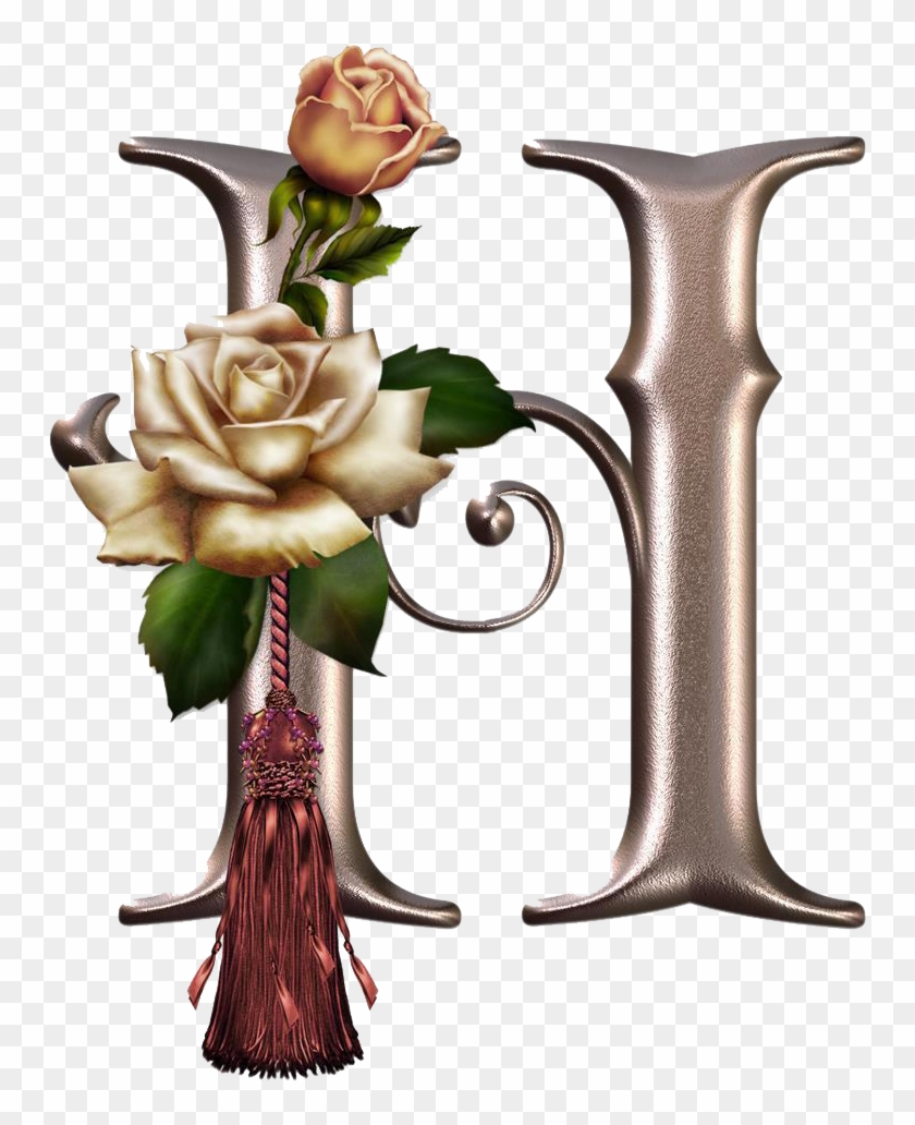 Alfabeto Con Rosas - H Alphabet In Rose #828562