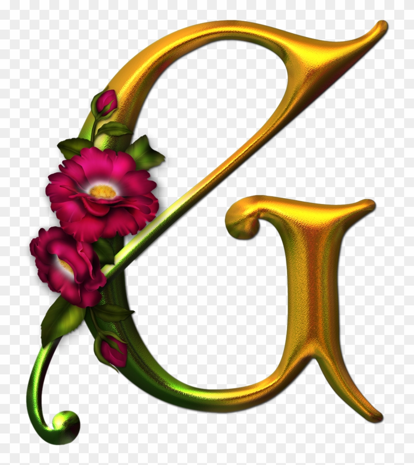 Alfabeto Decorativo Flores Png - صور حرف #828580