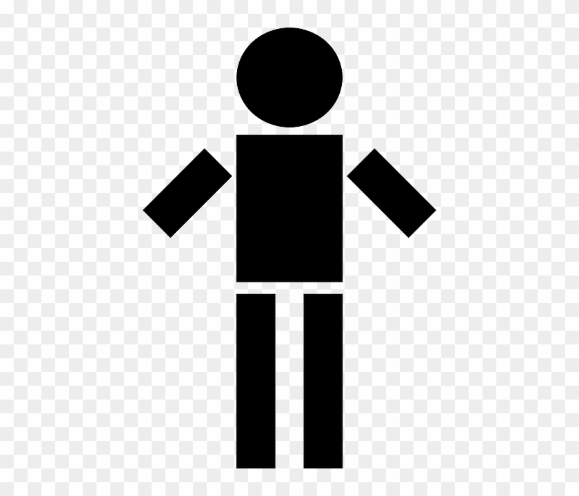 Stick, Symbol, People, Man, Person, Cartoon, Free - Stickman Clipart #828598