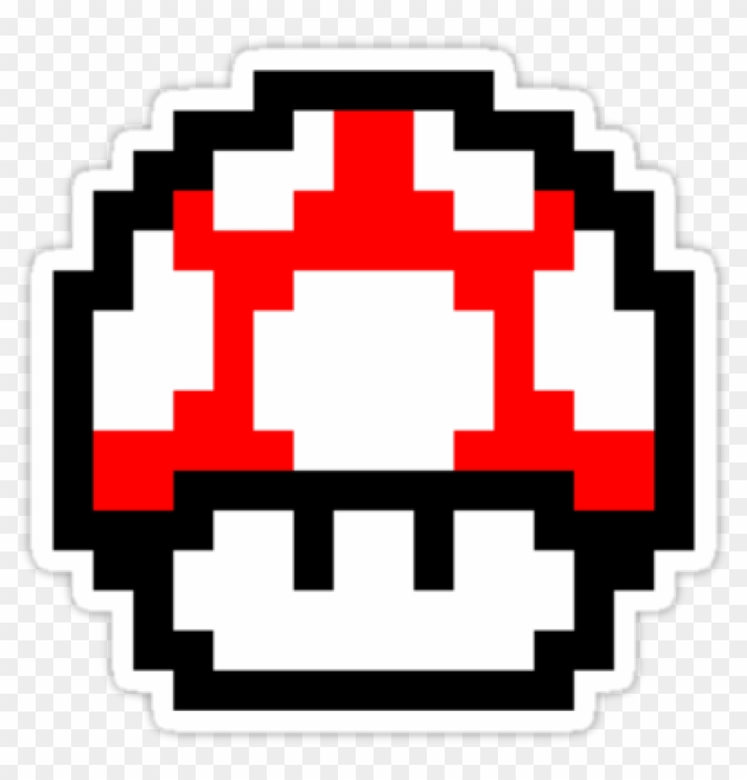 Mushroom 8-bit Toad - 8 Bit Mario Mushroom #828660