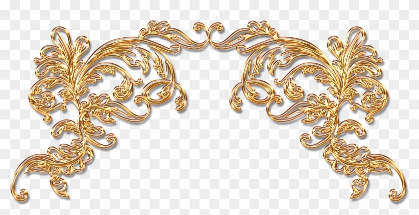 Separadores Dorados Y Plateados Png - Wallpaper #828697