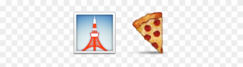 Tower Of Pisa - Pizza Emoji 1" Button #828749
