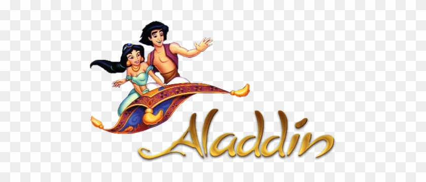 Aladdin Movie Image With Logo And Character - Aladdin #828845
