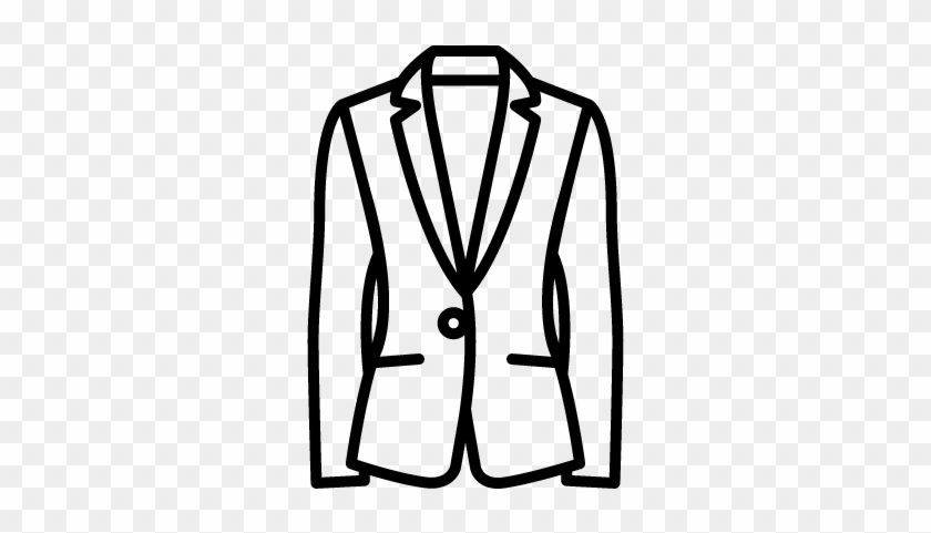 Jersey Blazer Vector - Suit Jacket Icon #828848