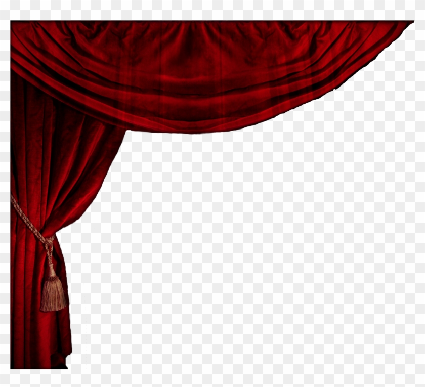 Red Stage Curtain Png - Red Curtains Open Png #828897